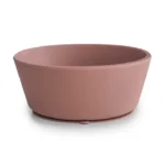 Mushie Silicone Suction Bowl Μπωλ Φαγητού Σιλικόνης  -  Cloudy Mauve