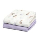 Kiokids Μουσελίνα Bamboo Lavender Bunny 120x120cm. - Image 3