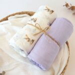 Kiokids Μουσελίνα Bamboo Lavender Bunny 120x120cm.