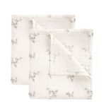 Bimbidreams Πάνες Αγκαλιάς Μουσελίνα Isolda 60x60εκ. Σετ 2τμχ