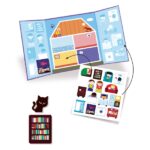 Djeco τρίπτυχο με αυτοκόλλητα επανατοποθετούμενα Χώροι Σπιτιού - Image 2