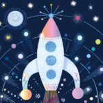 Djeco Ανακαλύπτω ξύνοντας την εικόνα - ολογραφικό εφέ Διάστημα - Image 2