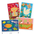 Djeco ζωγραφική με σφουγγαράκι και Masking tape Κουκουβάγια - Image 2