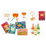 Djeco ζωγραφική με σφουγγαράκι και Masking tape Κουκουβάγια - Image 3