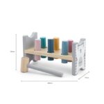 Viga ξύλινη βάση με σφυράκι για καρφώματα - Image 5