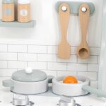 Viga Ξύλινη κουζίνα πράσινη - λευκή, με αξεσουάρ 70εκ - Image 4