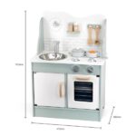 Viga Ξύλινη κουζίνα πράσινη - λευκή, με αξεσουάρ 70εκ - Image 7
