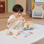 Viga ξύλινο τροχόσπιτο κάμπινγκ με αξεσουάρ και φιγούρες - Image 8