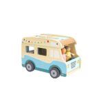 Viga ξύλινο τροχόσπιτο κάμπινγκ με αξεσουάρ και φιγούρες - Image 3