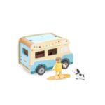 Viga ξύλινο τροχόσπιτο κάμπινγκ με αξεσουάρ και φιγούρες - Image 4