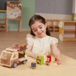 Viga ξύλινη καντίνα καφέ με αξεσουάρ και φιγούρα - Image 8