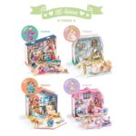 Djeco DIY κατασκευάζω και χρωματίζω κουκλόσπιτο-βαλιτσάκι 'Olive' - Image 9