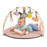 Ludi ξύλινο βρεφικό γυμναστήριο με 5 δραστηριότητες “Ζούγκλα“ Δ80 x 50 εκ. - Image 2