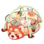 Ludi 3σε1 βρεφικό γυμναστήριο δραστηριοτήτων-μπαλοπισίνα με 30 μπαλάκια κόκκινο 'Πάντα' - Image 2