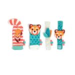 Ludi Σετ καλτσάκια και περικάρπια με κουδουνάκια Ζωάκια - Image 2