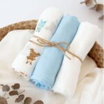 Kiokids: Πανάκια Μουσελίνα Bamboo Woodland 70x70εκ. Σετ 3τμχ.