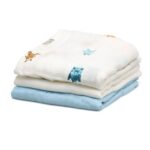 Kiokids: Πανάκια Μουσελίνα Bamboo Woodland 70x70εκ. Σετ 3τμχ. - Image 2