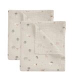 Bimbidreams Πάνες Αγκαλιάς Μουσελίνα Nairobi 60x60εκ. Σετ 2τμχ