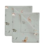 Bimbidreams Πάνες Αγκαλιάς Μουσελίνα Bronto 60x60εκ. Σετ 2τμχ