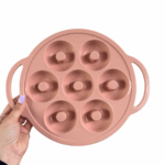 Dodo'sLand: Σταθερή Φόρμα Σιλικόνης – Donut Cases – 7 θήκες Pink