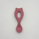 Dodo'sLand:Chloe the Cat – Εκπαιδευτικό κουτάλι εκμάθησης από σιλικόνη Dusty Rose