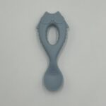 Dodo'sLand: Owen the Owl – Εκπαιδευτικό κουτάλι εκμάθησης από σιλικόνη Dusty Blue