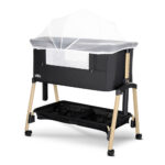 Λίκνο Millie Ξύλινο Εφέ Lorelli Black - Image 3