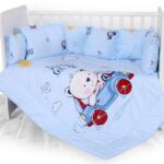 Σετ Προίκας Κούνιας 60x120cm Lily Lorelli Bear & Car Blue 20800144601