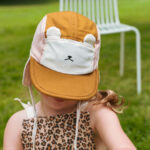 KiETLA: Camper Καπέλο Τύπου Λεγεωνάριου με προστασία UPF50+ - Αρκουδάκι (0-2 ετών)