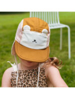 KiETLA: Camper Καπέλο Τύπου Λεγεωνάριου με προστασία UPF50+ - Αρκουδάκι (0-2 ετών)