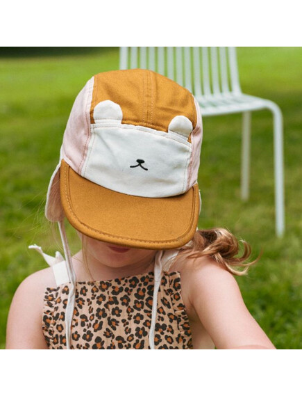 KiETLA: Camper Καπέλο Τύπου Λεγεωνάριου με προστασία UPF50+ - Αρκουδάκι (0-2 ετών)