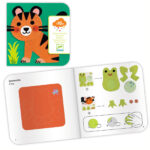 Djeco Κολάζ με αυτοκόλλητα τσόχας “Τίγρης“ - Image 6