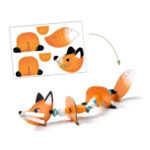 Djeco κατασκευή λεπτής κινητικότητας με κλωστή και χάντρες “Ζωάκια“ - Image 2