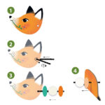 Djeco κατασκευή λεπτής κινητικότητας με κλωστή και χάντρες “Ζωάκια“ - Image 4