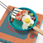 Djeco ξύλινο παιχνίδι ρόλων Μαγειρική με τηγάνι - Image 5