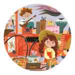 Djeco παζλ σε σχηματικό κουτί 36 τεμ. “Mia, ταξίδι με τρένο“ - Image 3