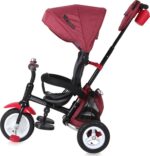 Τρίκυκλο Παιδικό Ποδηλατάκι Air Wheels Moovo Lorelli Red & Black Luxe 10050460018 - Image 2