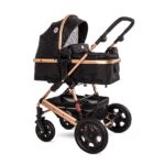 Καρότσι Μετατρεπόμενο 2σε1 Lora Lorelli Luxe Black 10021272186 - Image 2