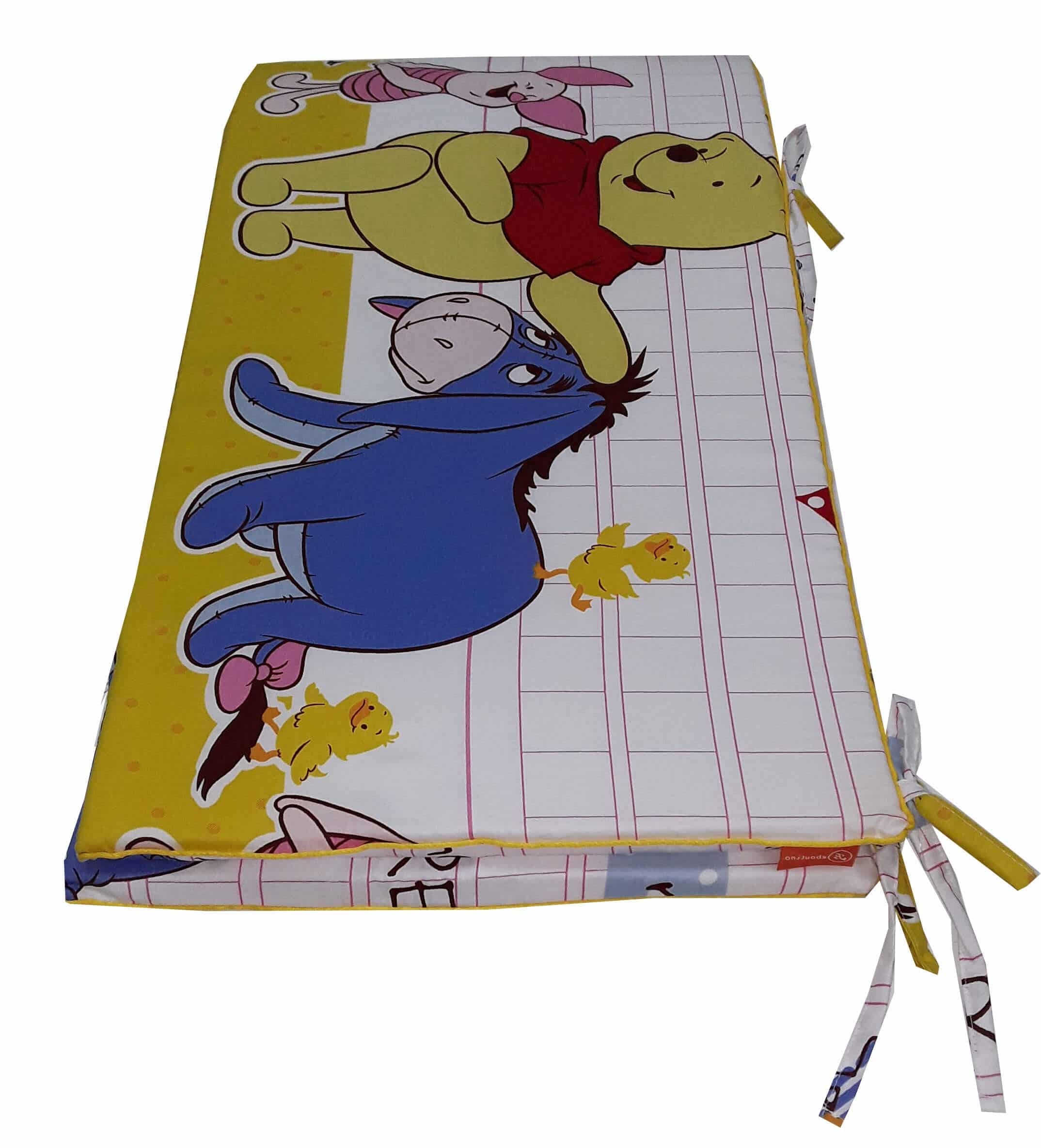 41837 Προστατευτική Πάντα Κούνιας 4τμχ 70x140cm Beboulino Pooh & Friends 70507711880 - Image 1