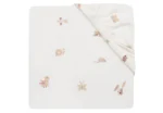 Jollein: Fitted Sheet - Jersey - Animal Friends σεντόνι κούνιας 70x140cm - Image 2