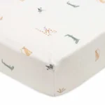 Jollein: Fitted Sheet - Jersey - Jungle Jambo σεντόνι κούνιας 70x140cm