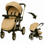 Καρότσι με Ελαστικά Αέρα Beboulino Novara Beige 60106010012