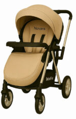 Καρότσι με Ελαστικά Αέρα Beboulino Novara Beige 60106010012 - Image 2