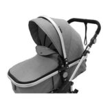 Καρότσι Μετατρεπόμενο 2σε1 με Ελαστικά Αέρα Nesna Beboulino Dark Grey 60106080024 - Image 2