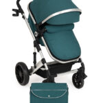 Πολυκαρότσι 2σε1 Μετατρεπόμενο Darling Kikka Boo Green Silver 31001020058