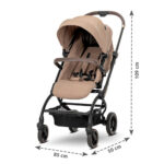 Παιδικό Καρότσι Περιστρεφόμενο 360° έως 22kg Makaya Lorelli Beige 10020082507 - Image 4