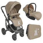 Πολυκαρότσι 3σε1 Μετατρεπόμενο με Car Seat 0-13kg Beloved Kikka boo Beige 31001010119
