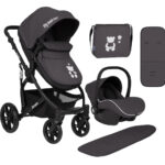 Πολυκαρότσι 3σε1 Μετατρεπόμενο με Car Seat 0-13kg Beloved Kikka boo Dark Grey 31001010118