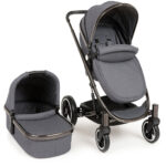 Καρότσι 2σε1 με ξεχωριστό Πορτ μπεμπέ Kikka boo Divaina Dark Grey Melange 31001020061