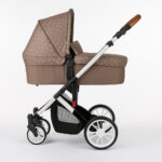 Καρότσι 2σε1 με ξεχωριστό Πορτ μπεμπέ Dotty Kikka Boo Brown 31001010083 - Image 2